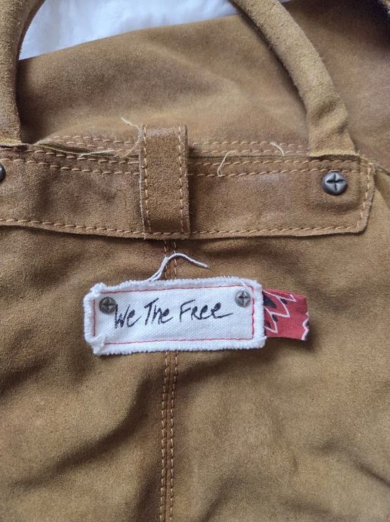 We The Free Suede Crossbody Bag in Chestnut - Picture 11 of 13
